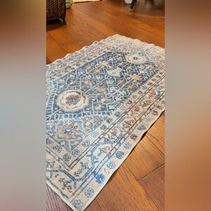 Cute Washable Boho Accent Rug